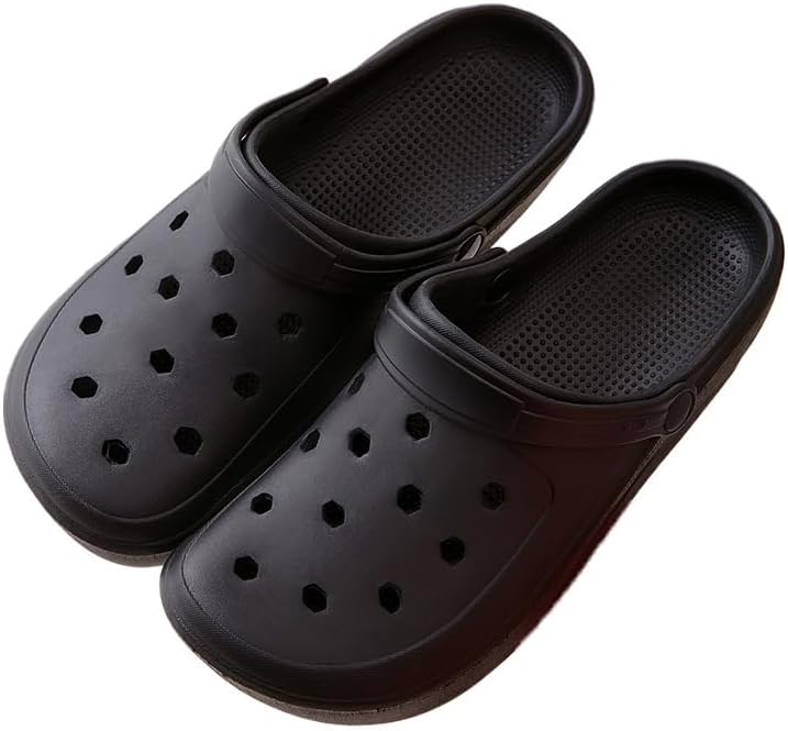 Унисекс сабо с вырезами из ЭВА - однотонные тапочки для мужчин и женщин Clolinde, черный
Унисекс сабо с вырезами из ЭВА - однотонные тапочки для мужчин и женщин Clolinde, черный