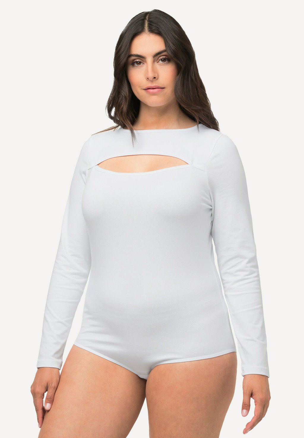 Футболка с длинным рукавом Ulla Popken, белый
Футболка с длинным рукавом Ulla Popken, белый