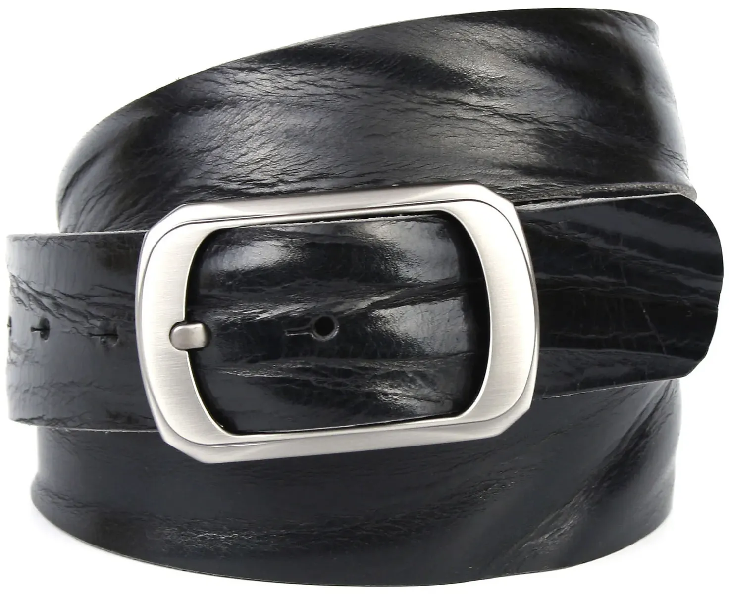 Кожаный ремень Anthoni Crown, ремень из зернистого денима, черный
Кожаный ремень Anthoni Crown, ремень из зернистого денима, черный