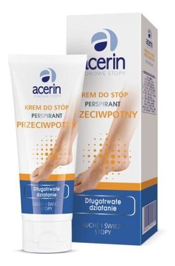 Крем для ног-антиперспирант Perspirant, 75 мл Acerin, Healthy Feet
Крем для ног-антиперспирант Perspirant, 75 мл Acerin, Healthy Feet