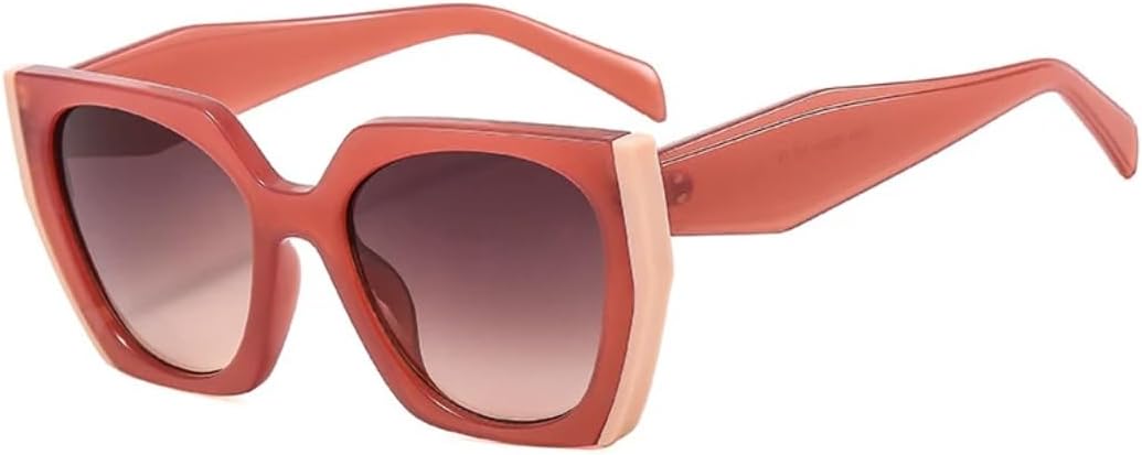 Популярные модные солнцезащитные очки «кошачий глаз» с многоугольным оправой для женщин, винтажные, с прозрачным градиентом, защита от УФ-излучения UV400, двухцветные, для мужчин UATXTAU, Red Beige Tea
Популярные модные солнцезащитные очки «кошачий глаз» с многоугольным оправой для женщин, винтажные, с прозрачным градиентом, защита от УФ-излучения UV400, двухцветные, для мужчин UATXTAU, Red Beige Tea