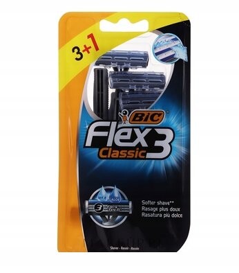 Бритвы, 3+1 лезвия BIC Flex3 Classic
Бритвы, 3+1 лезвия BIC Flex3 Classic