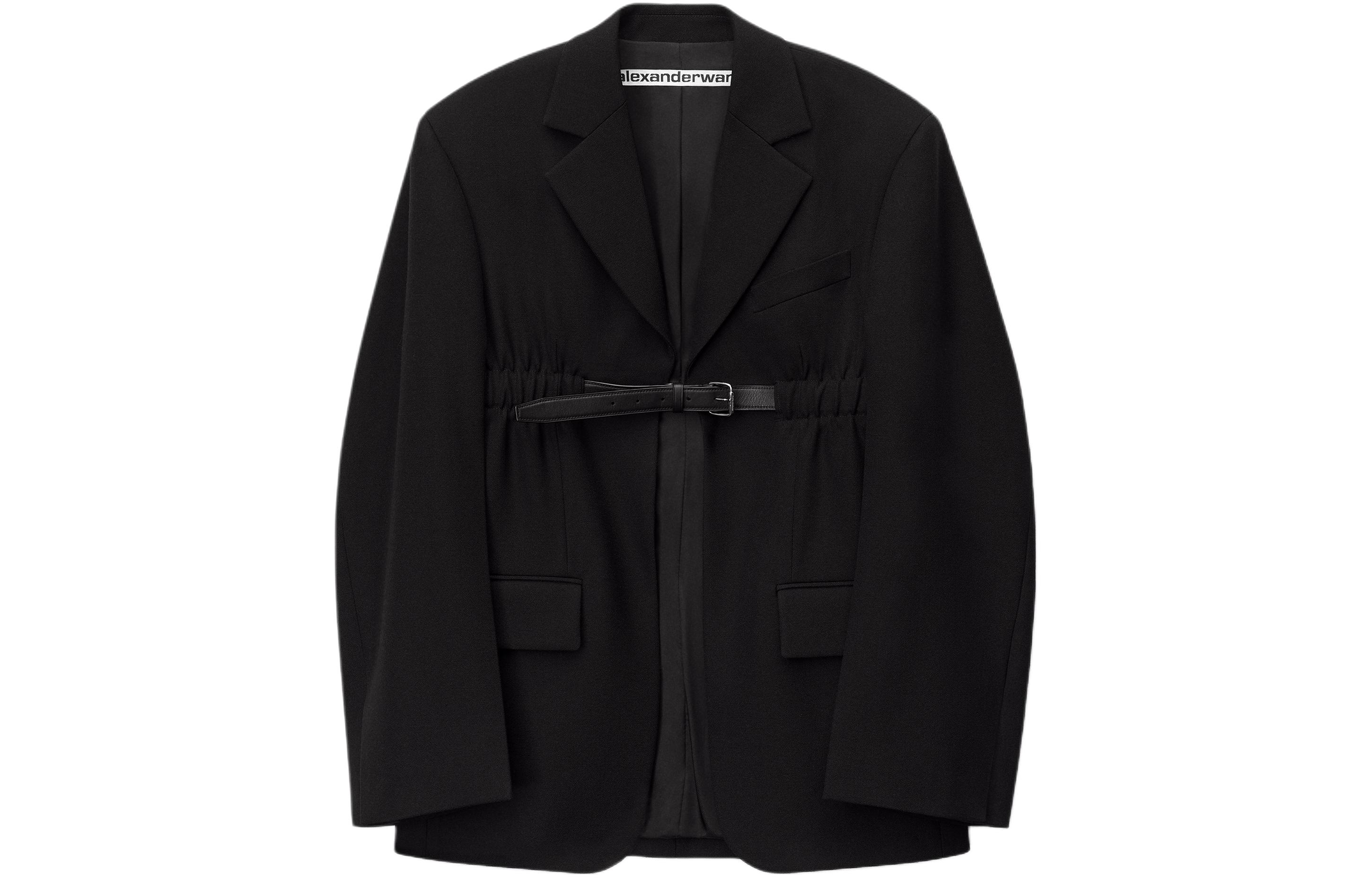 Приталенный шерстяной блейзер Alexander Wang, черный
Приталенный шерстяной блейзер Alexander Wang, черный