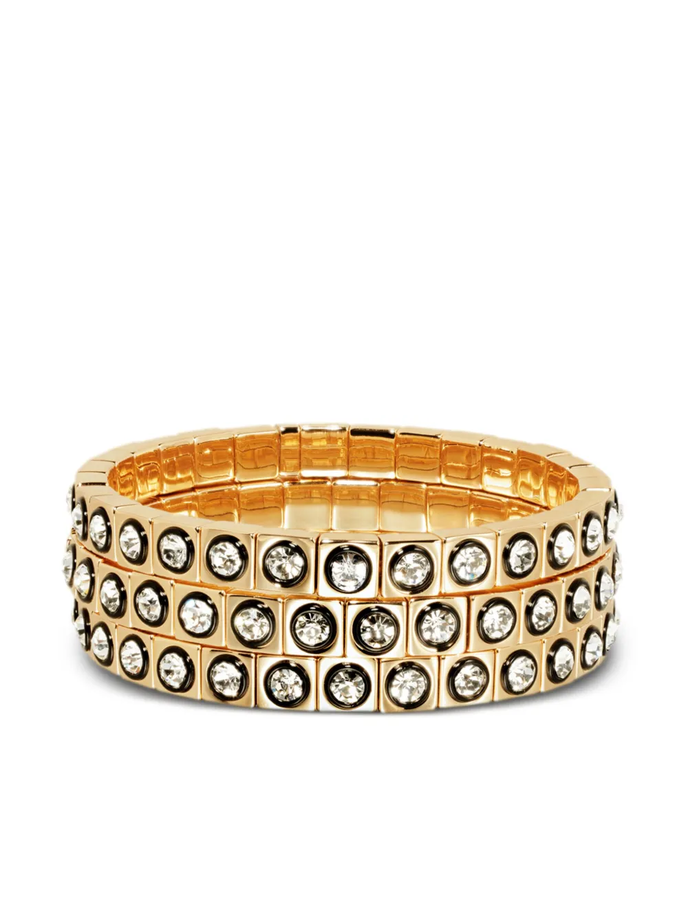 Комплект The Royal из трех браслетов Roxanne Assoulin, золотой
Комплект The Royal из трех браслетов Roxanne Assoulin, золотой