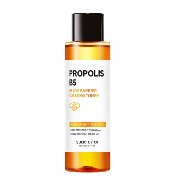 Тоник для лица propolis b5 glow barrier calming toner Some By Mi, объем 150 мл
Тоник для лица propolis b5 glow barrier calming toner Some By Mi, объем 150 мл