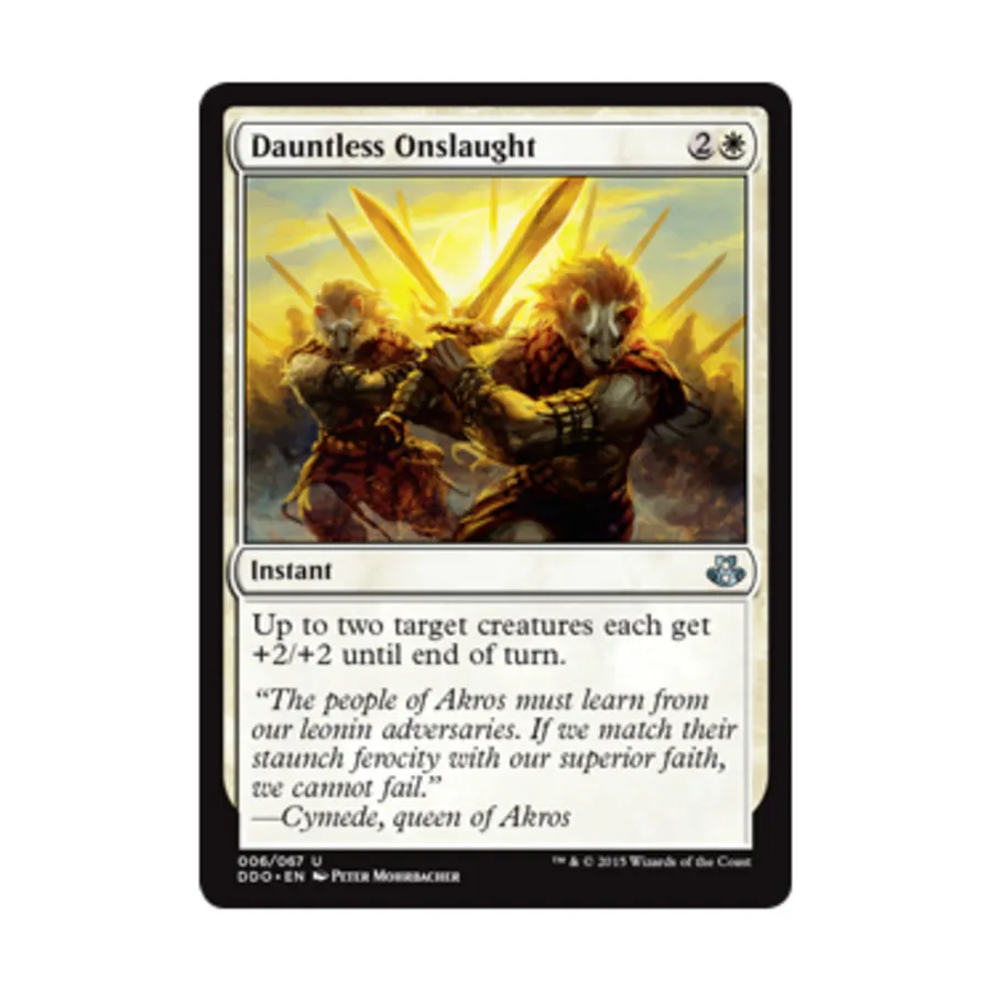 CCG Бесстрашный натиск (U), MTG - Duel Decks - Elspeth vs. Kiora
CCG Бесстрашный натиск (U), MTG - Duel Decks - Elspeth vs. Kiora