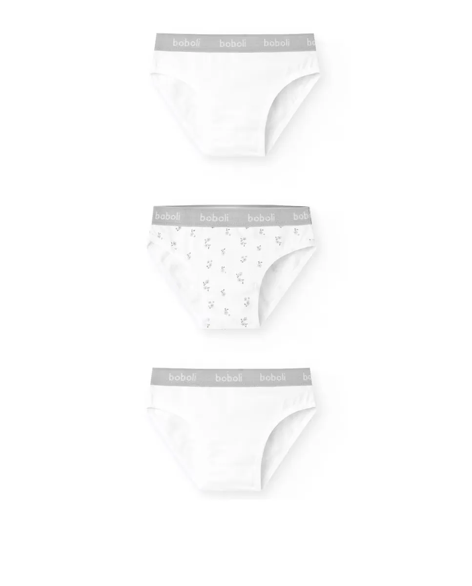 Упаковка из 3 хлопковых трусиков для девочек с логотипом на талии Boboli, белый
Упаковка из 3 хлопковых трусиков для девочек с логотипом на талии Boboli, белый