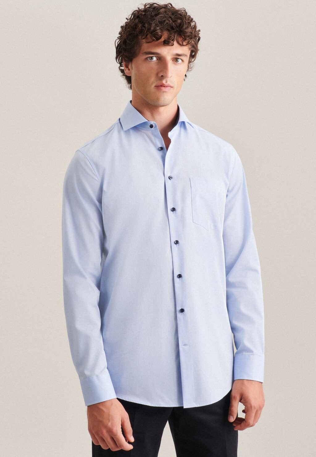 Деловая рубашка Seidensticker, цвет light blue 
Деловая рубашка Seidensticker, цвет light blue