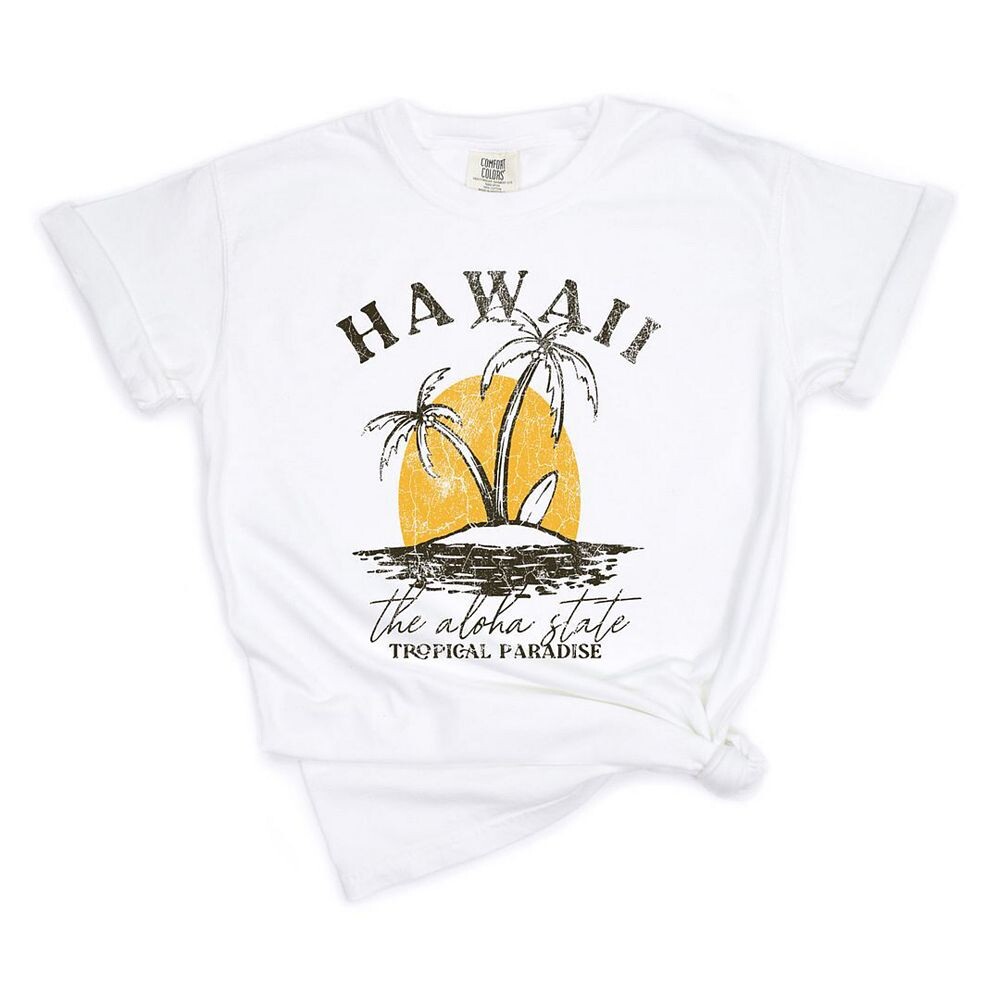Футболки Hawaii Tropical Paradise, окрашенные в готовую одежду Simply Sage Market, белый
Футболки Hawaii Tropical Paradise, окрашенные в готовую одежду Simply Sage Market, белый