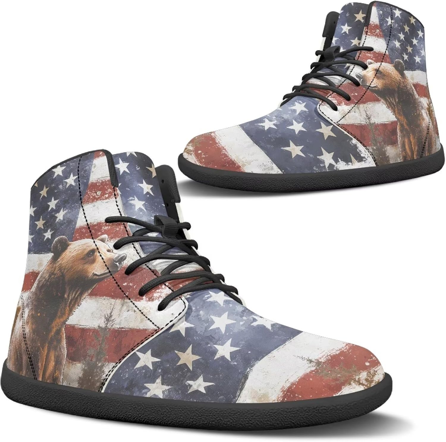 Мужские широкие кроссовки для ходьбы, легкие, нескользящие, с нулевым перепадом высоты подошвы, высокие, повседневные, плоские, для путешествий и работы, размеры 5-14 Qoiuvncy, Bear American Flag
Мужские широкие кроссовки для ходьбы, легкие, нескользящие, с нулевым перепадом высоты подошвы, высокие, повседневные, плоские, для путешествий и работы, размеры 5-14 Qoiuvncy, Bear American Flag