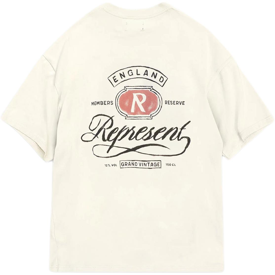 Винтажная футболка с круглым вырезом, нарисованная от руки Represent, белый
Винтажная футболка с круглым вырезом, нарисованная от руки Represent, белый