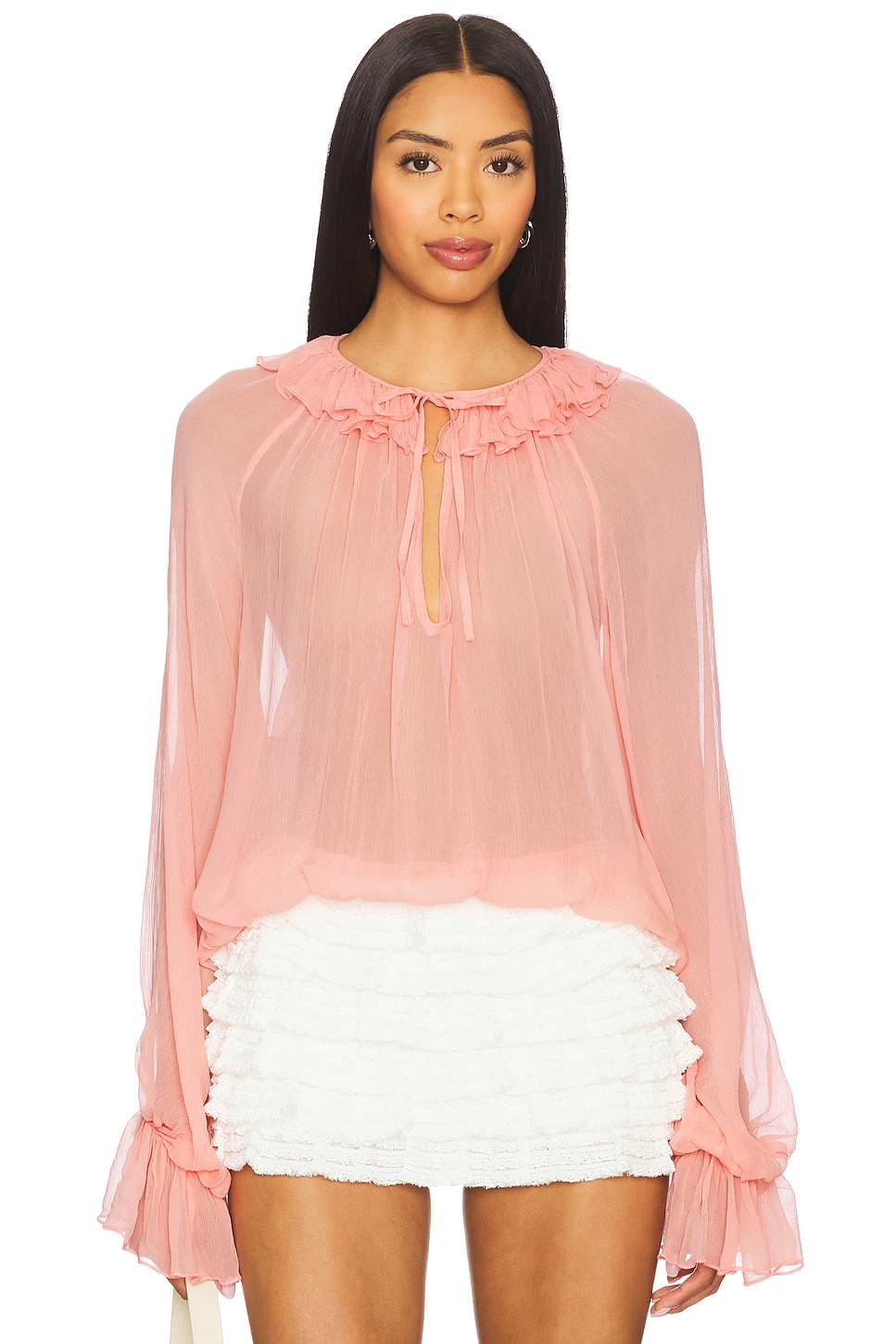 Прозрачная блузка Evelyn Lovers And Friends, rose pink
Прозрачная блузка Evelyn Lovers And Friends, rose pink