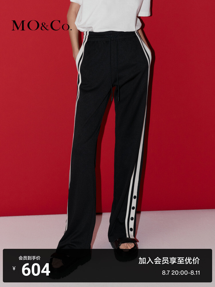 Брюки Moco с высокой талией и боковыми разрезами, черный
Брюки Moco с высокой талией и боковыми разрезами, черный