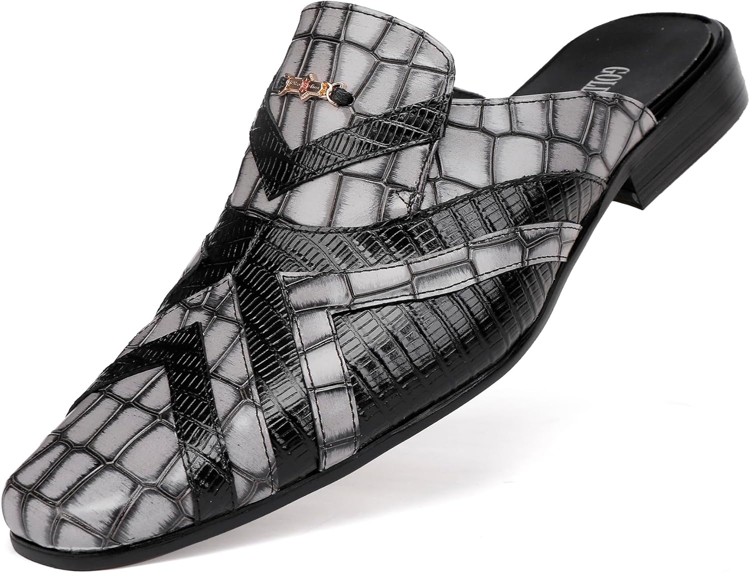 Мужские сандалии-лоферы GOLDEN COXES FAMILY, повседневные закрытые с пряжкой, кожаные тапочки с открытой пяткой для формальных вечеринок, серый
Мужские сандалии-лоферы GOLDEN COXES FAMILY, повседневные закрытые с пряжкой, кожаные тапочки с открытой пяткой для формальных вечеринок, серый