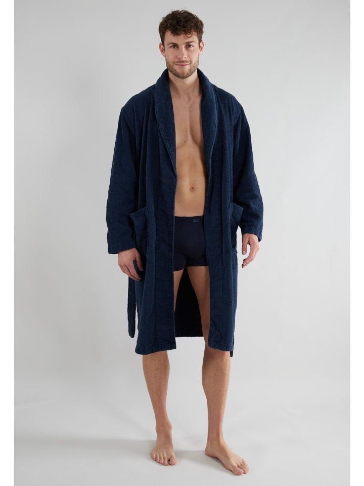 Götzburg Нюрнбергский банный халат однотонного темно-синего цвета
Götzburg Нюрнбергский банный халат однотонного темно-синего цвета