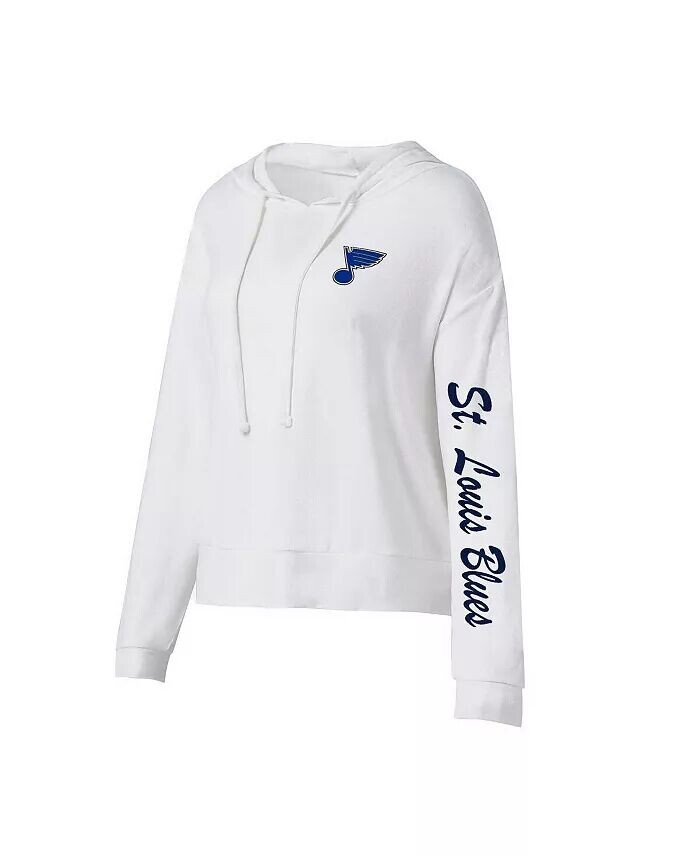 Женская кремовая футболка с капюшоном St. Louis Blues Accord Hacci с длинным рукавом Concepts Sport
Женская кремовая футболка с капюшоном St. Louis Blues Accord Hacci с длинным рукавом Concepts Sport