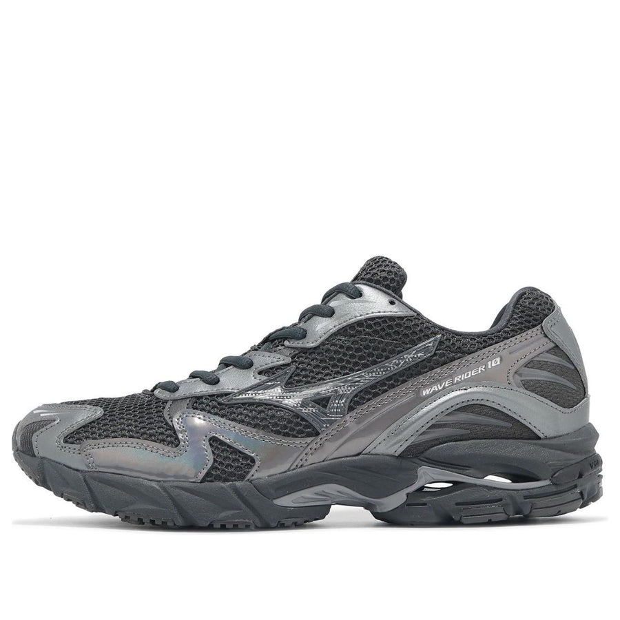 Кроссовки Mizuno Wave Rider 10 'Black Sand Metallic Grey', черный
Кроссовки Mizuno Wave Rider 10 'Black Sand Metallic Grey', черный