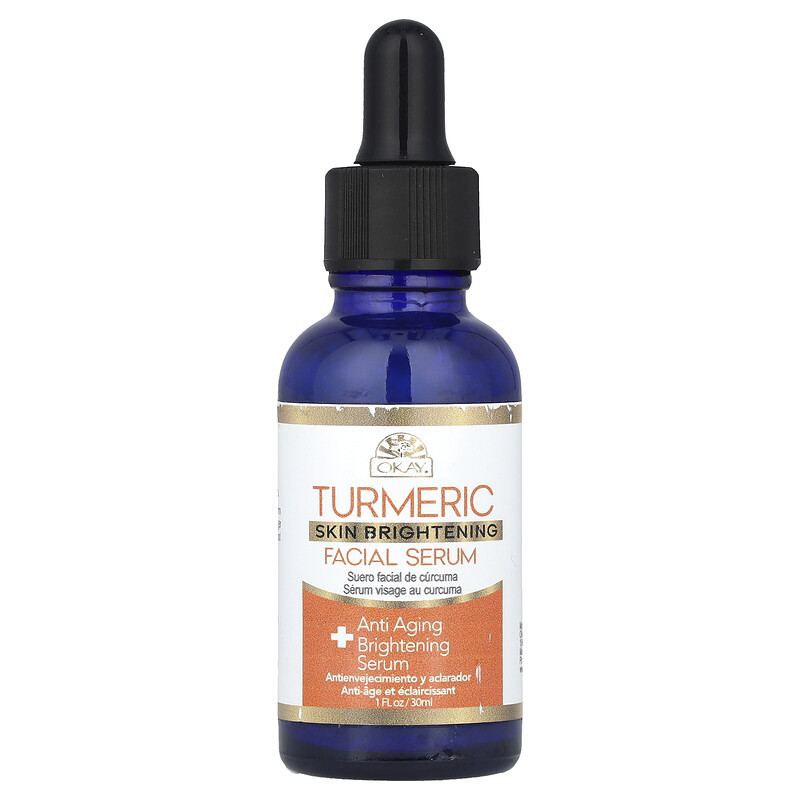 Okay Pure Naturals, Осветление кожи, сыворотка для лица, куркума, 30 мл (1 жидк. унц.)
Okay Pure Naturals, Осветление кожи, сыворотка для лица, куркума, 30 мл (1 жидк. унц.)