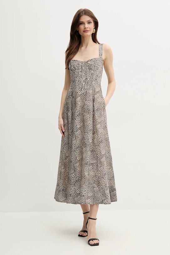 Платье с добавлением льна LILAH Bardot, бежевый
Платье с добавлением льна LILAH Bardot, бежевый