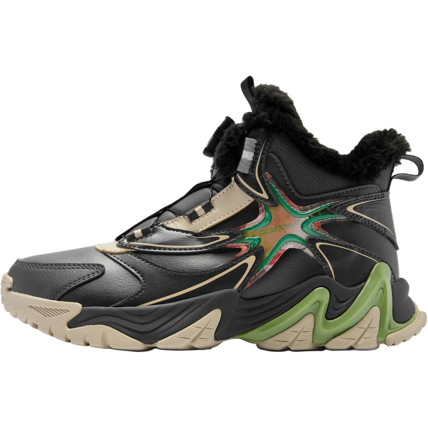 QIAODAN Детские кроссовки Crampons 3.0 с высоким берцем, устойчивые к истиранию и скольжению, черные, серые, подростковые
QIAODAN Детские кроссовки Crampons 3.0 с высоким берцем, устойчивые к истиранию и скольжению, черные, серые, подростковые