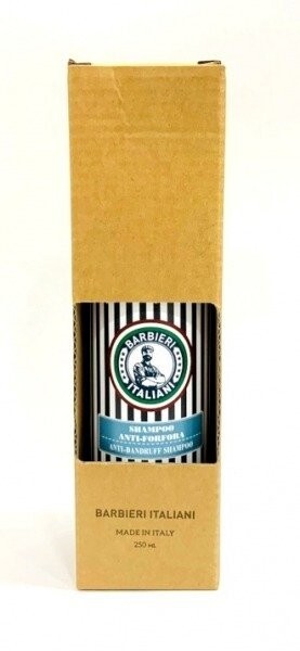 Barbieri Italiani, Шампунь Анти-Форфора, шампунь против перхоти, 250 мл
Barbieri Italiani, Шампунь Анти-Форфора, шампунь против перхоти, 250 мл