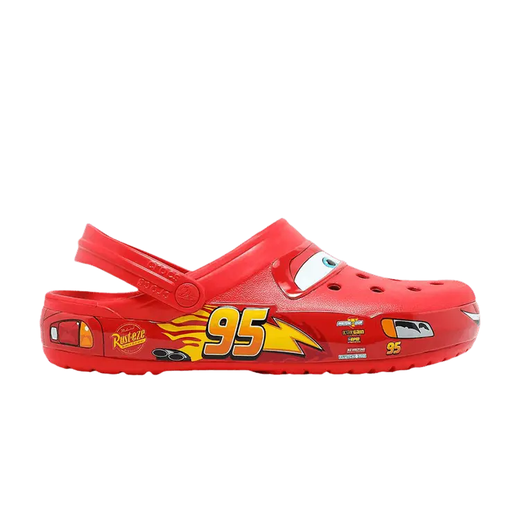 Сабо Cars x Classic Clog 'Lightning McQueen' 2025, красный 
Сабо Cars x Classic Clog 'Lightning McQueen' 2025, красный