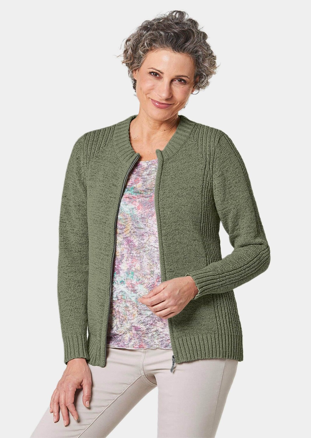 Кардиган GOLDNER Strickjacke, цвет olivgrün
Кардиган GOLDNER Strickjacke, цвет olivgrün