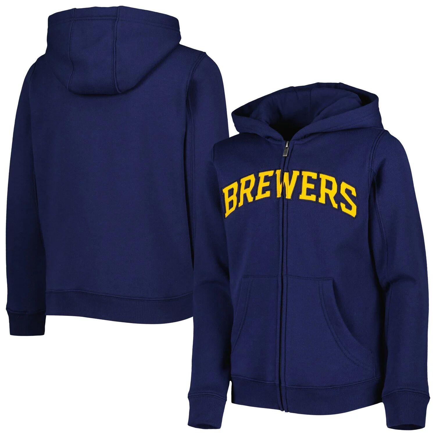 Флисовая толстовка с молнией во всю длину и надписью Youth Navy Milwaukee Brewers Outerstuff
Флисовая толстовка с молнией во всю длину и надписью Youth Navy Milwaukee Brewers Outerstuff