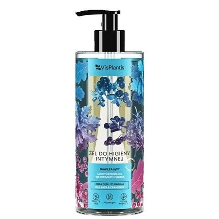 VIS PLANTIS Гель для интимной гигиены на травах с корой дуба и клюквой 300мл 
VIS PLANTIS Гель для интимной гигиены на травах с корой дуба и клюквой 300мл