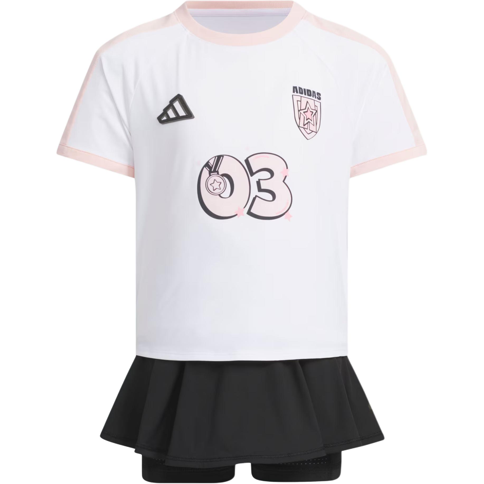 Adidas Спортивный комплект с юбкой для детей 3-7 лет Track White/Black
Adidas Спортивный комплект с юбкой для детей 3-7 лет Track White/Black