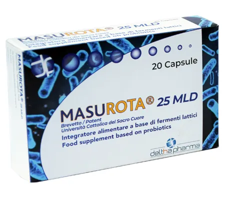 Masurota 25 миллиардов 20 капсул Wellbeing для кишечной бактериальной флоры Deltha Pharma
Masurota 25 миллиардов 20 капсул Wellbeing для кишечной бактериальной флоры Deltha Pharma
