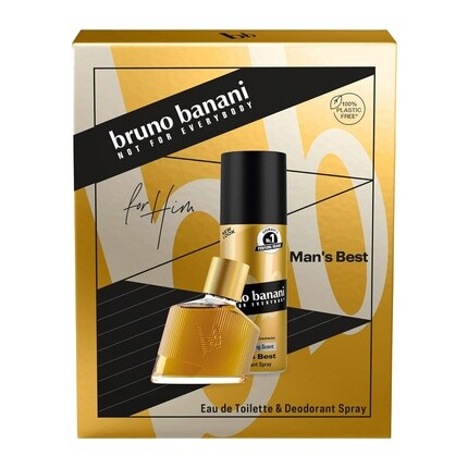 Bruno Banani Mans Best Eau de Toilette 30ml + Deo Body Spray 50ml Sandalwood, Tonka Bean, Vanilla, Желтый, Bruno Banani Mans Best Eau de Toilette 30ml + Deo Body Spray 50ml Sandalwood, Tonka Bean, Vanilla
Bruno Banani Mans Best Eau de Toilette 30ml + Deo Body Spray 50ml Sandalwood, Tonka Bean, Vanilla, Желтый, Bruno Banani Mans Best Eau de Toilette 30ml + Deo Body Spray 50ml Sandalwood, Tonka Bean, Vanilla