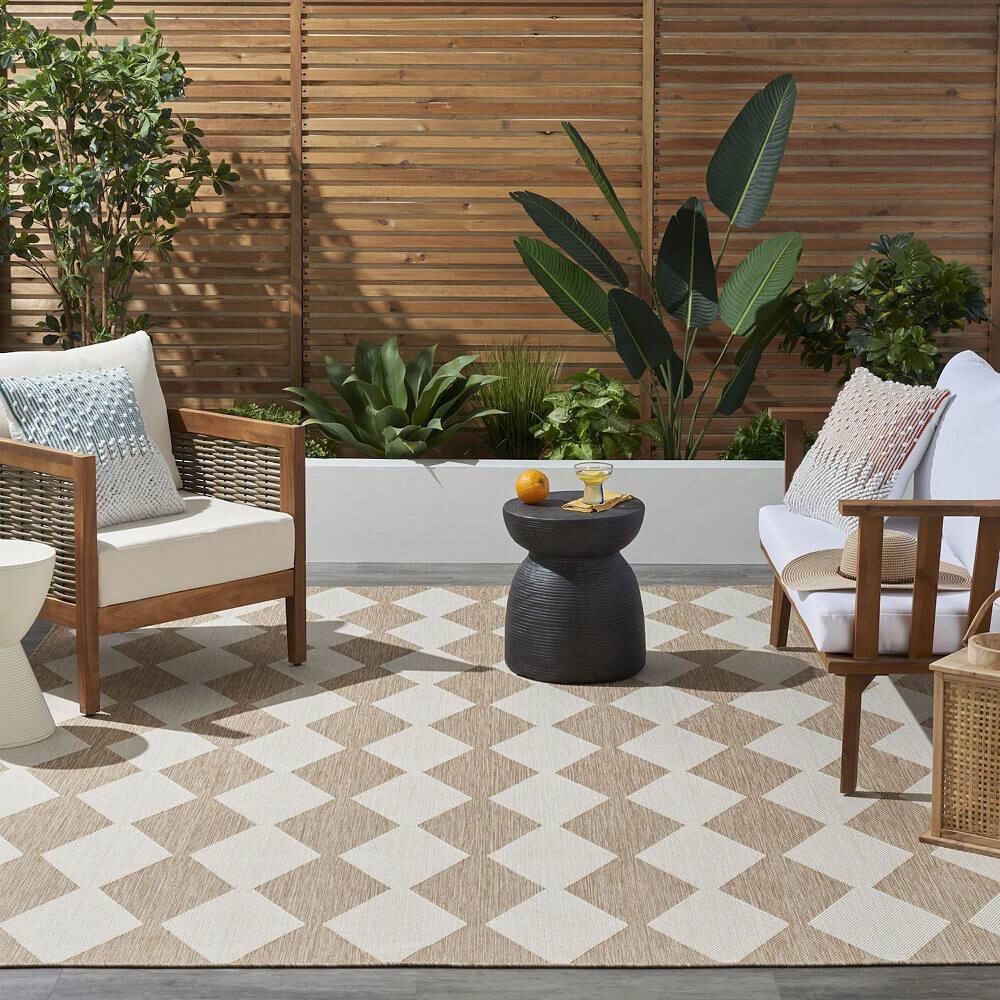 Nourison Positano Современный коврик для улицы с бриллиантами RugMarketPlace, цвет Light Grey
Nourison Positano Современный коврик для улицы с бриллиантами RugMarketPlace, цвет Light Grey