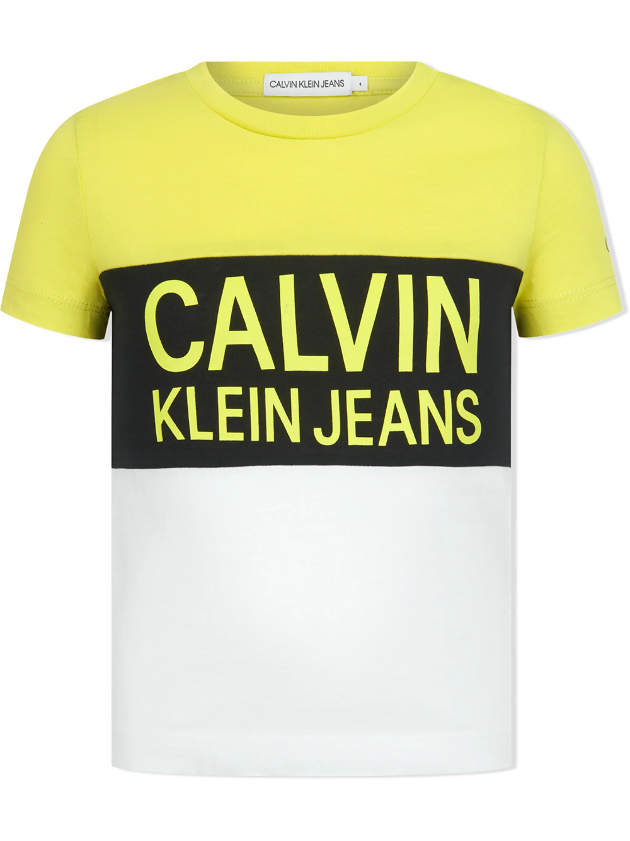 Футболка в стиле колор-блок Calvin Klein Kids, желтый
Футболка в стиле колор-блок Calvin Klein Kids, желтый
