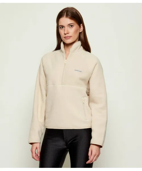 Толстовка из шерпа-флиса Regular fit Guess Jeans, бежевый 
Толстовка из шерпа-флиса Regular fit Guess Jeans, бежевый