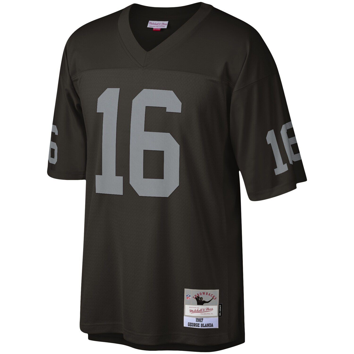 Мужская черная футболка Mitchell & Ness George Blanda Las Vegas Raiders 1967 Legacy Replica, Черный, Мужская черная футболка Mitchell & Ness George Blanda Las Vegas Raiders 1967 Legacy Replica
Мужская черная футболка Mitchell & Ness George Blanda Las Vegas Raiders 1967 Legacy Replica, Черный, Мужская черная футболка Mitchell & Ness George Blanda Las Vegas Raiders 1967 Legacy Replica