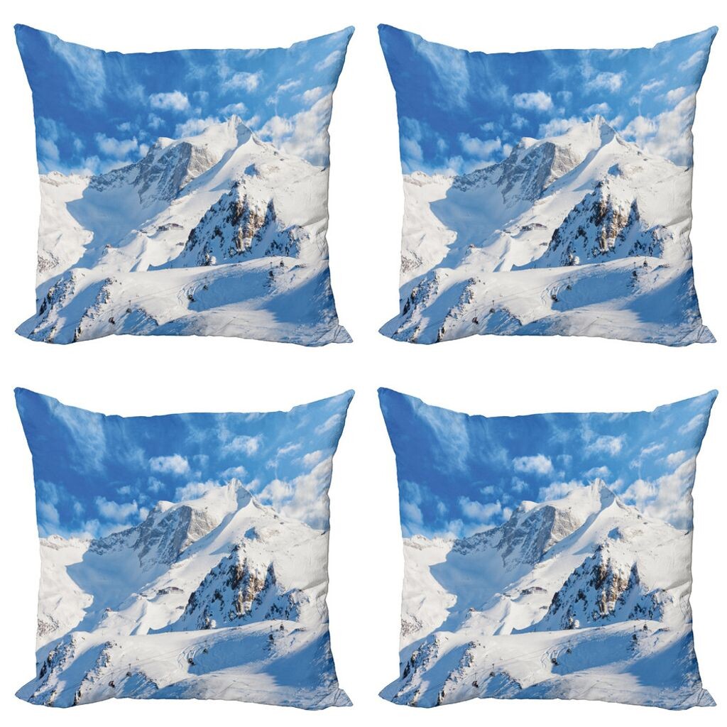 ABAKUHAUS Mountain Чехлы для подушек (4 предмета), Snowy Mountain Ski, современная двусторонняя цифровая печать, 45 см x 45 см, бело-синий
ABAKUHAUS Mountain Чехлы для подушек (4 предмета), Snowy Mountain Ski, современная двусторонняя цифровая печать, 45 см x 45 см, бело-синий