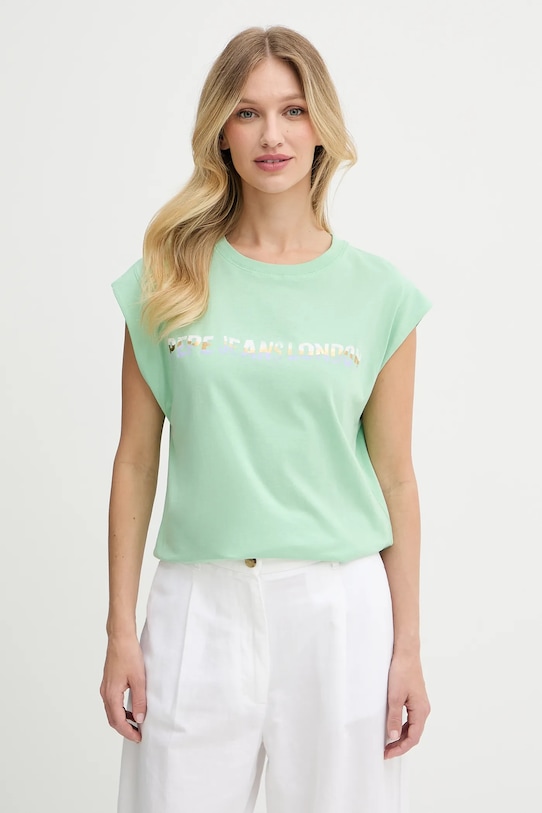Хлопковая футболка Pepe Jeans, зеленый
Хлопковая футболка Pepe Jeans, зеленый