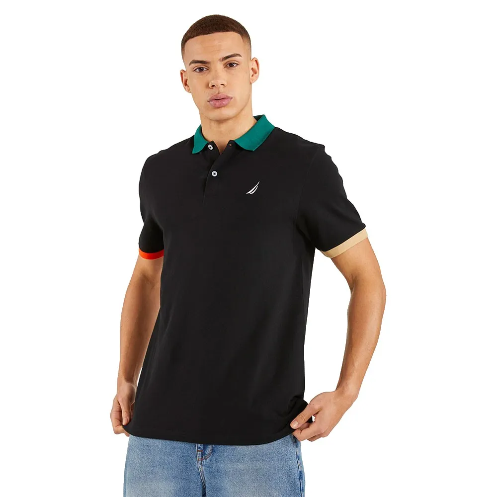 Поло с коротким рукавом Nautica N1K01286, черный 
Поло с коротким рукавом Nautica N1K01286, черный