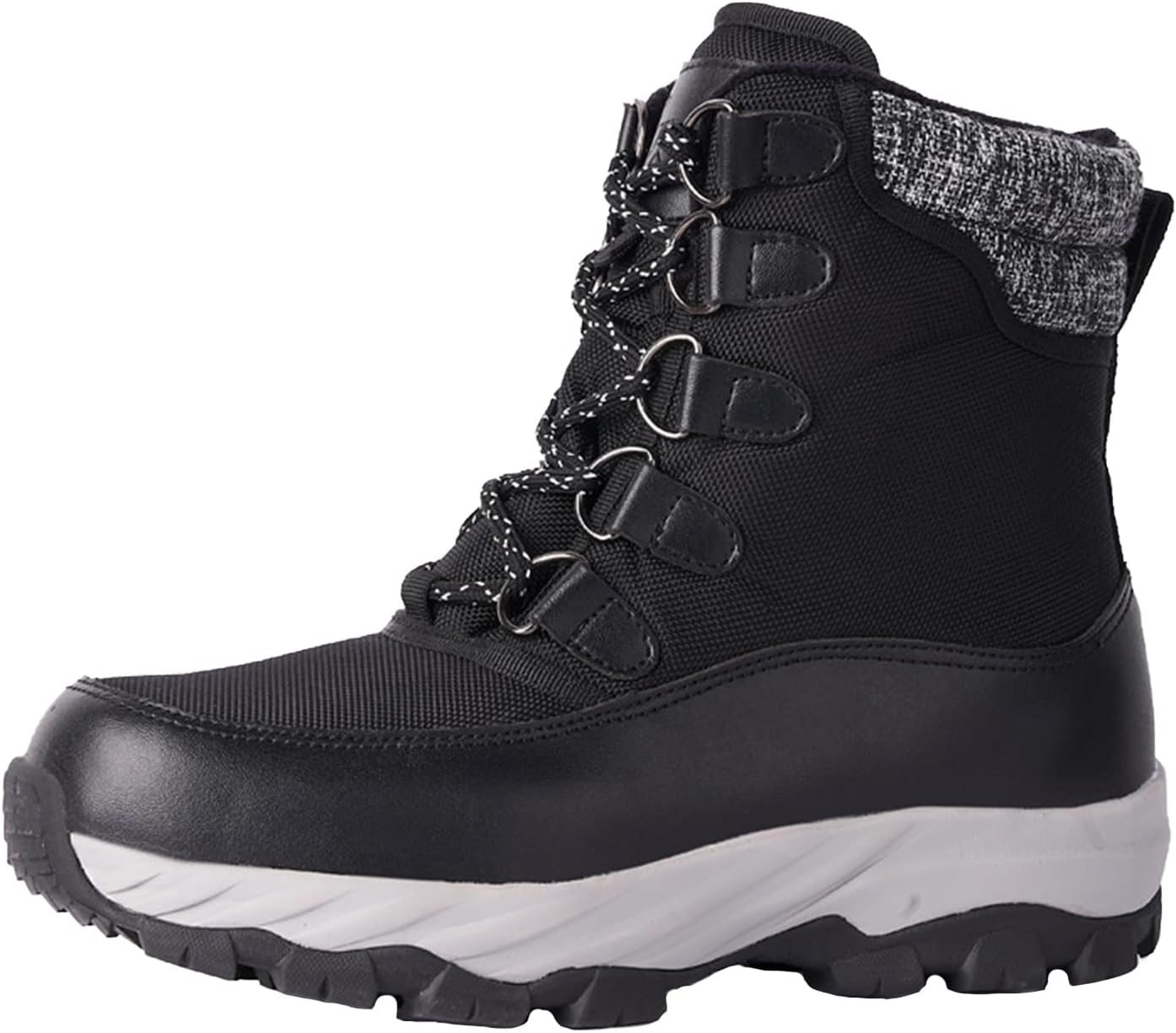 Мужские зимние снежные ботинки с утеплителем из меха, на шнуровке, походные ботинки, противоскользящие, высокие ботинки для холодной погоды Generic, черный
Мужские зимние снежные ботинки с утеплителем из меха, на шнуровке, походные ботинки, противоскользящие, высокие ботинки для холодной погоды Generic, черный