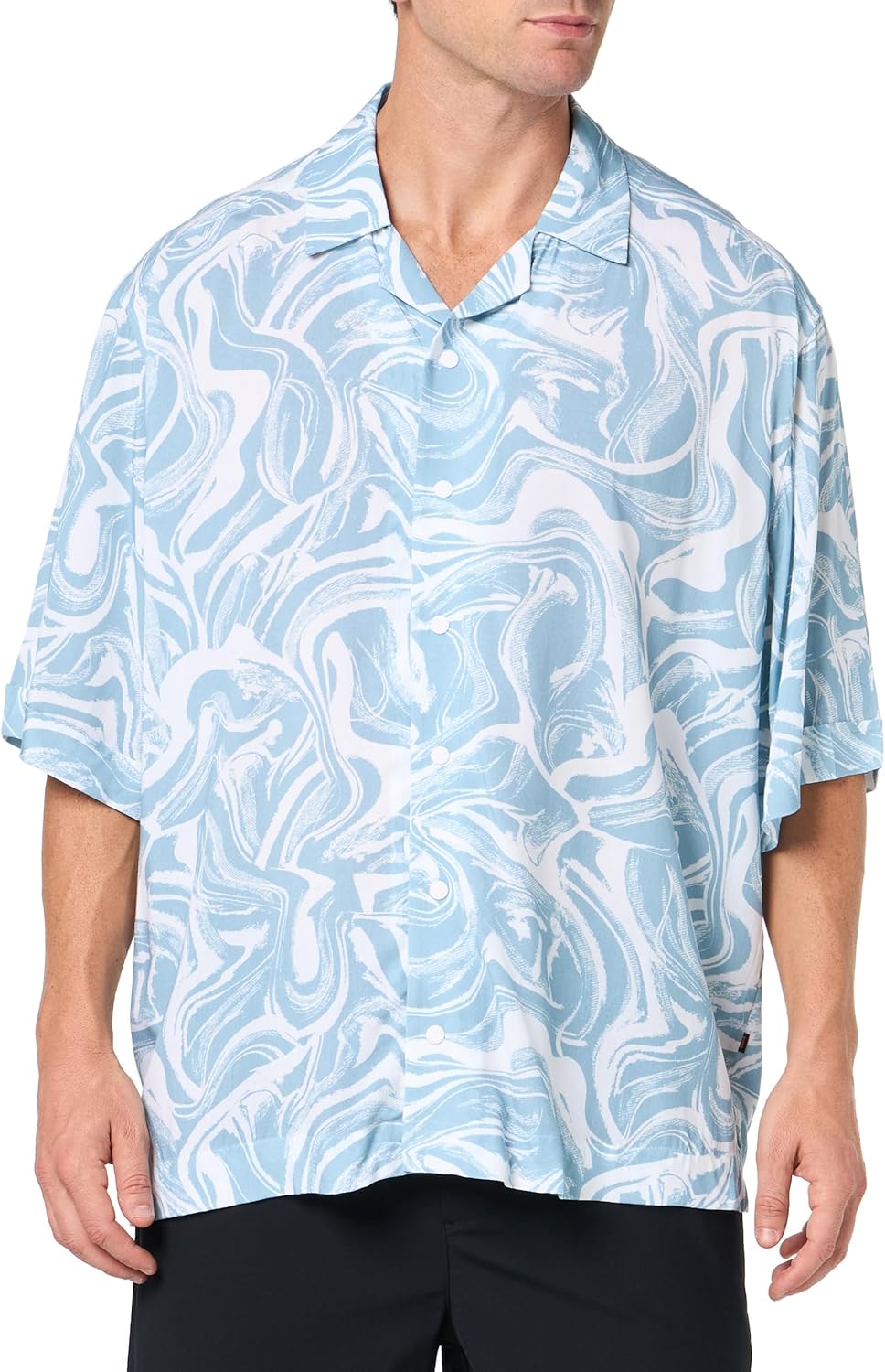 BOSS Мужская поплиновая рубашка с принтом, короткий рукав, на пуговицах, Blue Paisley
BOSS Мужская поплиновая рубашка с принтом, короткий рукав, на пуговицах, Blue Paisley