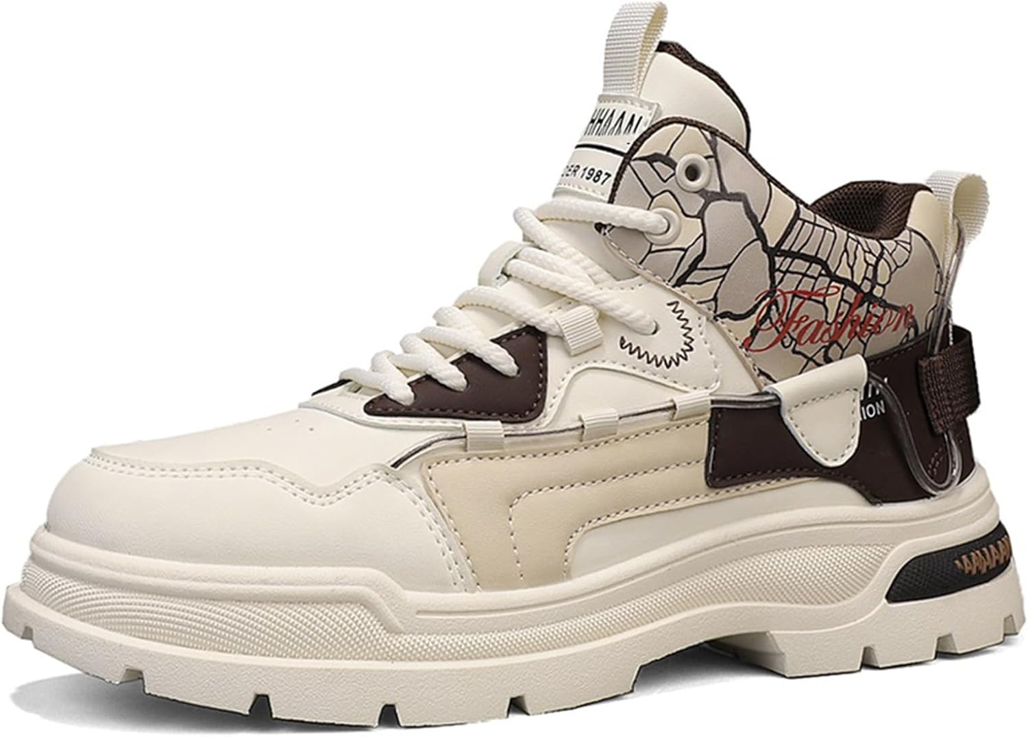 Мужские модные кроссовки, походные ботинки, повседневные спортивные обувь, кроссовки высокие для мужчин Spwagym, бежевый
Мужские модные кроссовки, походные ботинки, повседневные спортивные обувь, кроссовки высокие для мужчин Spwagym, бежевый