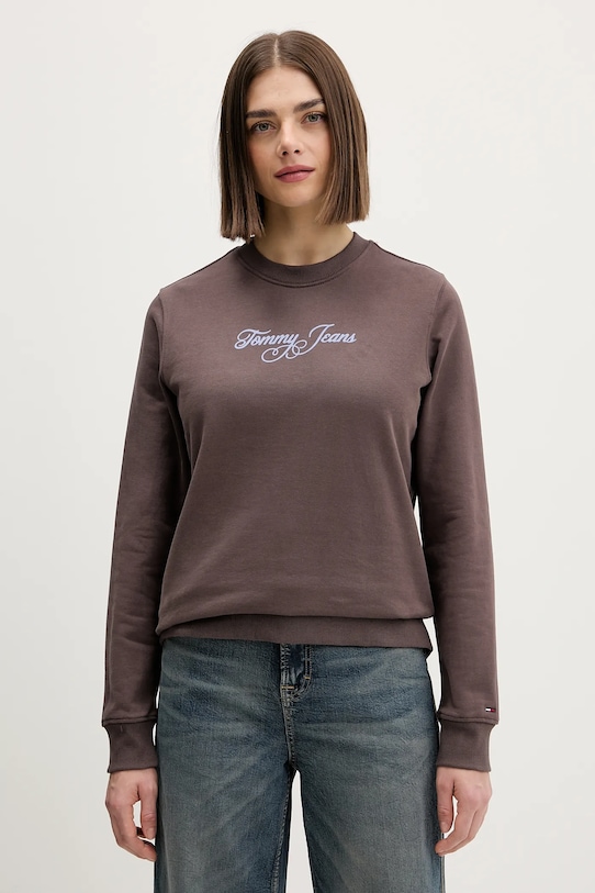 Хлопковая толстовка Tommy Jeans, коричневый
Хлопковая толстовка Tommy Jeans, коричневый