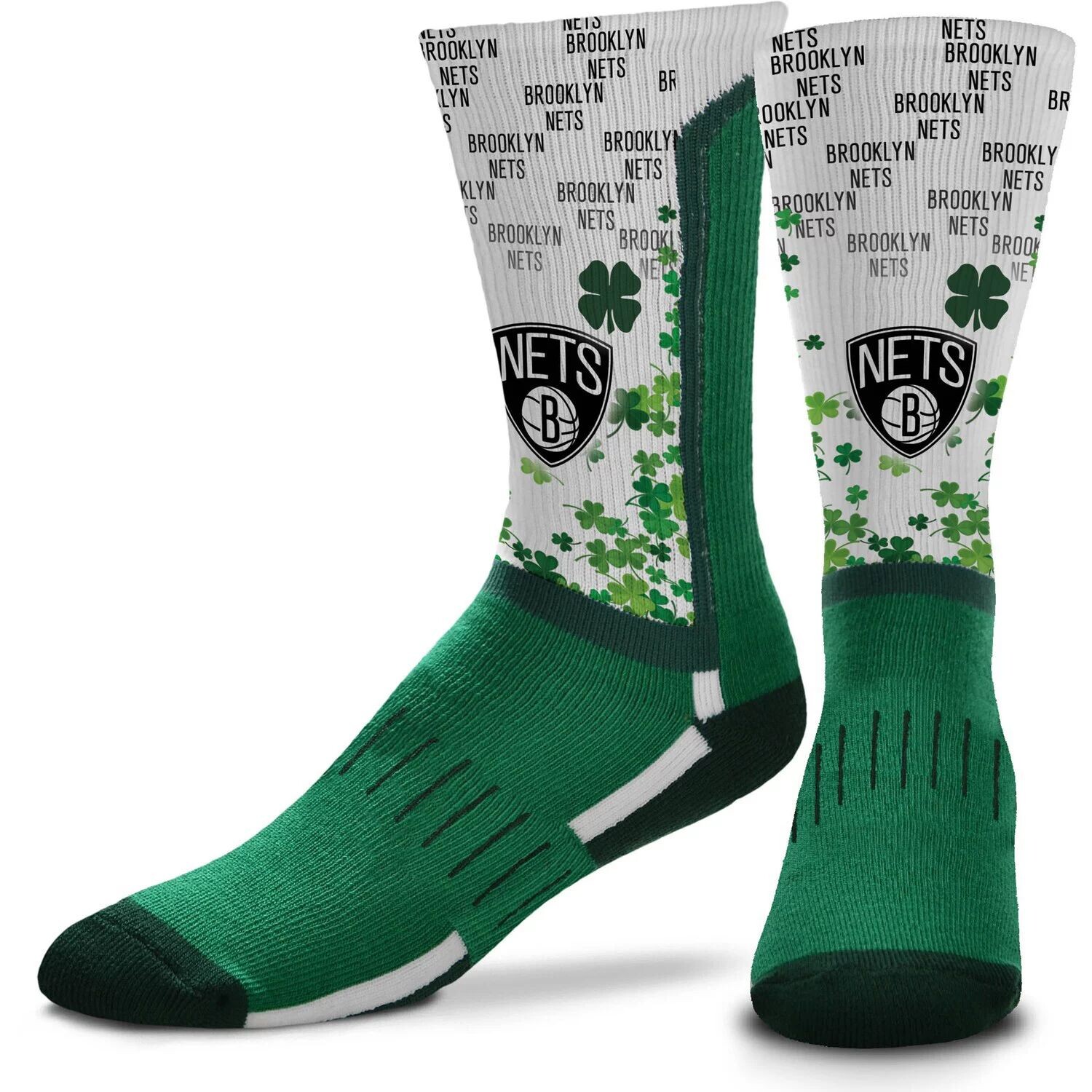 Носки с V-образным вырезом для босых ног Brooklyn Nets Four Leaf в честь Дня Святого Патрика
Носки с V-образным вырезом для босых ног Brooklyn Nets Four Leaf в честь Дня Святого Патрика