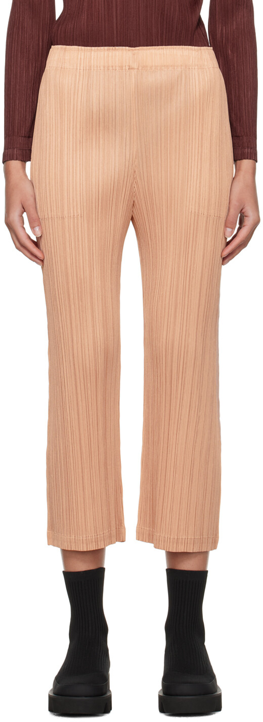 Бежевые октябрьские брюки месячных цветов Pleats Please Issey Miyake, Бежевый, Бежевые октябрьские брюки месячных цветов Pleats Please Issey Miyake
Бежевые октябрьские брюки месячных цветов Pleats Please Issey Miyake, Бежевый, Бежевые октябрьские брюки месячных цветов Pleats Please Issey Miyake