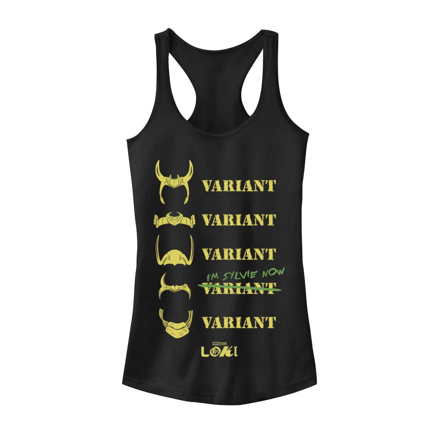 Детская майка Marvel Loki Variant Sylvie Quote Racerback Licensed Character
Детская майка Marvel Loki Variant Sylvie Quote Racerback Licensed Character
