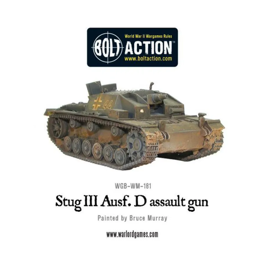 Штуг III AUSF D, Bolt Action - German (28mm)
Штуг III AUSF D, Bolt Action - German (28mm)
