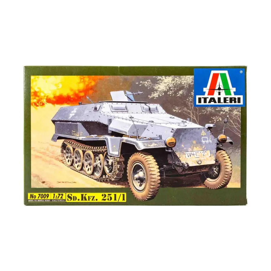 Сд. Кфз. 251/1 Аусф. С (издание 2002 г.), Military Vehicles (1:72) (Italeri)
Сд. Кфз. 251/1 Аусф. С (издание 2002 г.), Military Vehicles (1:72) (Italeri)