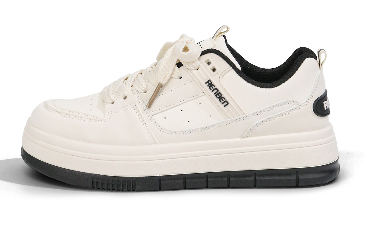 Кеды, скейтборд обувь женская низкая Renben, бежевый/черный
Кеды, скейтборд обувь женская низкая Renben, бежевый/черный