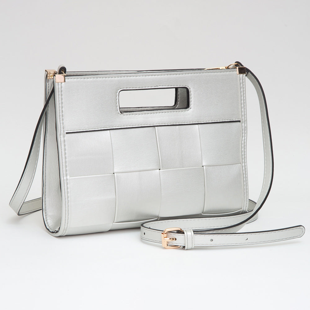 Искусственная кожа Плетеная сумка через плечо FASHNZFAB, серебряный, Серебристый, Искусственная кожа Плетеная сумка через плечо FASHNZFAB, серебряный
Искусственная кожа Плетеная сумка через плечо FASHNZFAB, серебряный, Серебристый, Искусственная кожа Плетеная сумка через плечо FASHNZFAB, серебряный